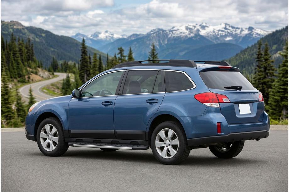 Subaru Outback 2009-2014 Progi Boczné Duru (2 szt., Aluminium) Image