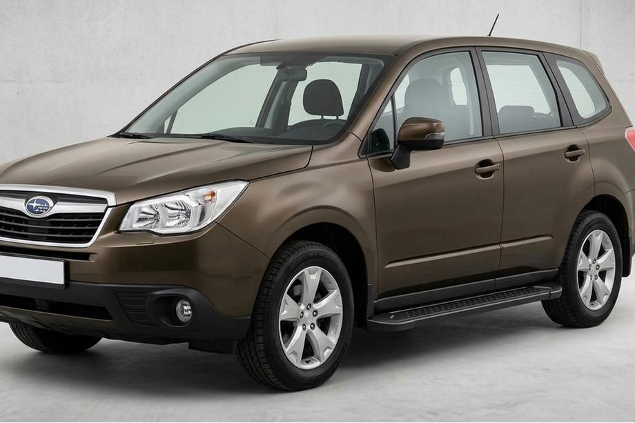 Subaru Forester 2013-2018 Progi Boczné Allmond Black (2 szt., Aluminium) Image