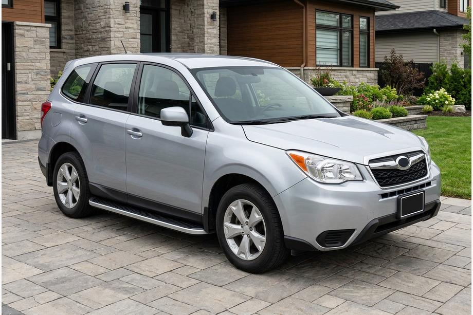 Subaru Forester 2013-2018 Progi Boczne Tayga Grey (2 szt., Aluminium) Image