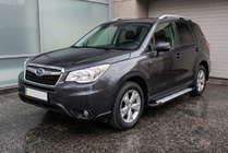 Subaru Forester 2013-2018 Progi boczne Allmond Grey (2 szt., aluminium) zdjęcia 1