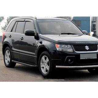 Progi Boczné Allmond Black (2 szt., Aluminium) Suzuki Grand Vitara 2005-2017 zdjęcia 1