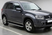 Suzuki Grand Vitara 2005-2017 Progi Boczne Tayga Grey (2 szt., Aluminium) zdjęcia 1