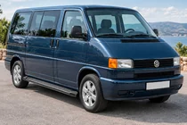 Volkswagen T4 Caravelle/Multivan 1990–2003 Progi Boczné Allmond Black (2 szt., Aluminium) zdjęcia 1