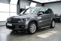 Volkswagen Tiguan 2007-2016 Progi Boczné Sunrise (2 szt., Aluminium) zdjęcia 1