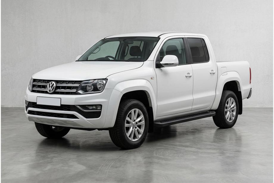 Volkswagen Amarok 2010-2022 Progi Boczné Allmond Black (2 szt., Aluminium) Image