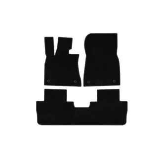 Dywaniki welurowe Premium (Czarny)