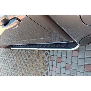 Progi Boczne Maydos V1 (2 szt., Aluminium i Stal Nierdzewna) Volkswagen Amarok 2010-2022 zdjęcia 2