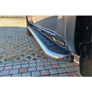 Progi Boczne Maydos V1 (2 szt., Aluminium i Stal Nierdzewna) Volkswagen Amarok 2010-2022 zdjęcia 1