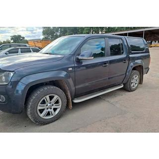 Progi Boczne Tayga Grey (2 szt., Aluminium) Volkswagen Amarok 2010-2022 zdjęcia 3