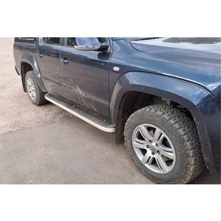 Progi Boczne Tayga Grey (2 szt., Aluminium) Volkswagen Amarok 2010-2022 zdjęcia 1