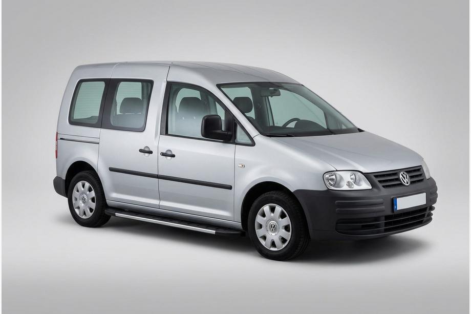 Volkswagen Caddy 2004-2010 Progi Boczné Duru (2 szt., Aluminium) Image