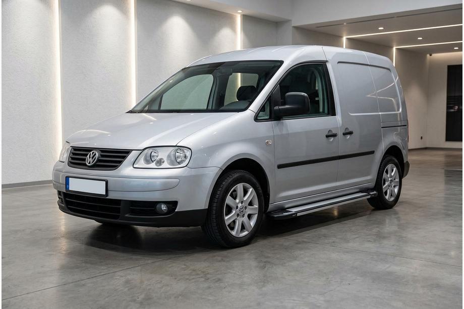 Volkswagen Caddy 2004-2010 Progi Boczné Rainbow (2 szt., Aluminium) Maxi Rozstaw Osi Image