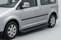 Volkswagen Caddy 2010-2015 Progi Boczné Allmond Black (2 szt., Aluminium) zdjęcia 1