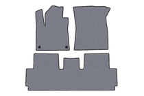 Citroen C-4 Picasso 2013–2022 Dywaniki gumowe Carsuit (do Grand, 2 rzędy, szare) zdjęcia 1