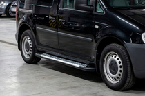 Volkswagen Caddy 2010-2015 Progi Boczne Line (2 szt., Aluminium) zdjęcia 1