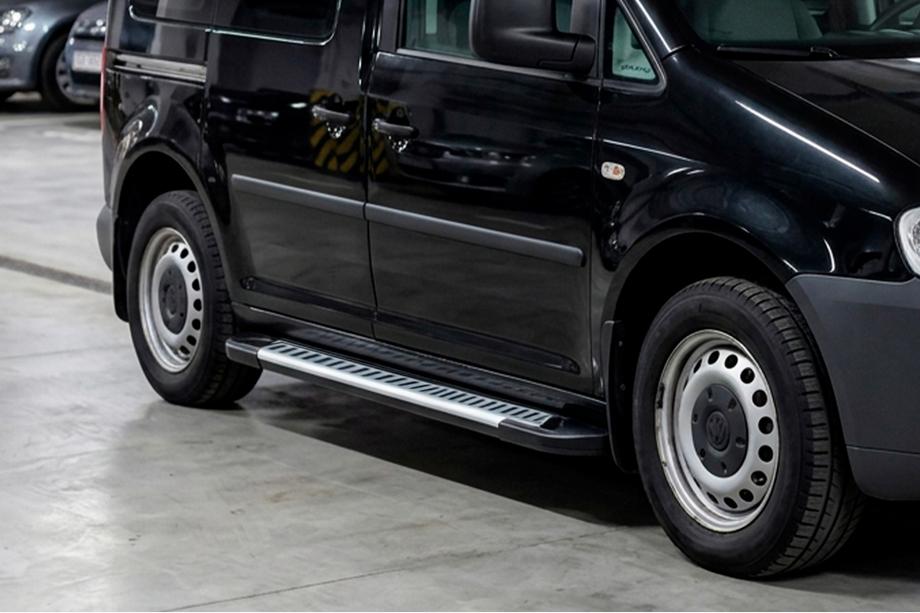 Volkswagen Caddy 2010-2015 Progi Boczne Line (2 szt., Aluminium) Image