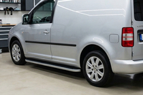 Volkswagen Caddy 2010-2015 Progi Boczné Tayga (2 szt., Aluminium) zdjęcia 1