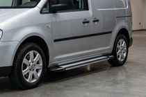 Volkswagen Caddy 2010-2015 Progi Boczné Rainbow (2 szt., Aluminium) Baza Standardowa zdjęcia 1