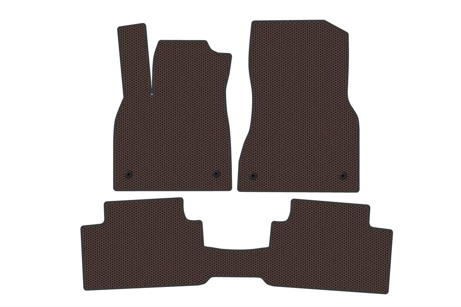 Audi Q6 2022- Gumowe Dywaniki Carsuit (Brązowe) Image
