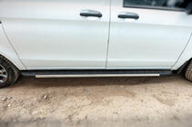 Mercedes Vito/V-class W447 2014- Progi Boczné Duru (2 szt., Aluminium) zdjęcia 6