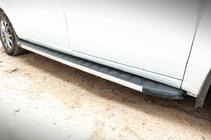 Mercedes Vito/V-class W447 2014- Progi Boczné Duru (2 szt., Aluminium) zdjęcia 5
