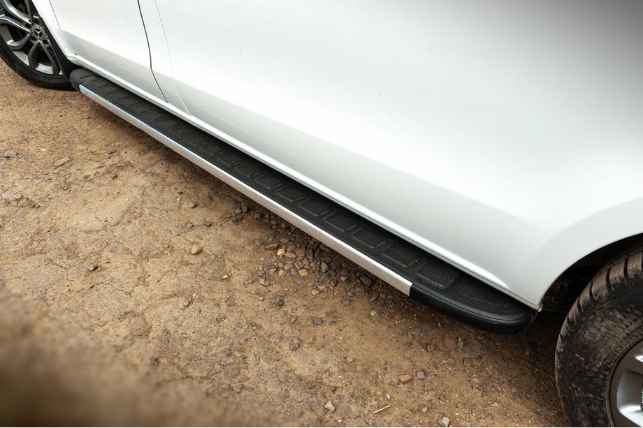 Mercedes Vito/V-class W447 2014- Progi Boczné Duru (2 szt., Aluminium) Image