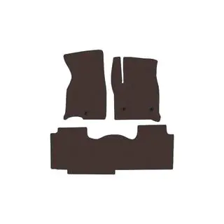Gumowe Dywaniki Carsuit (2 Rzędy, Brązowe)