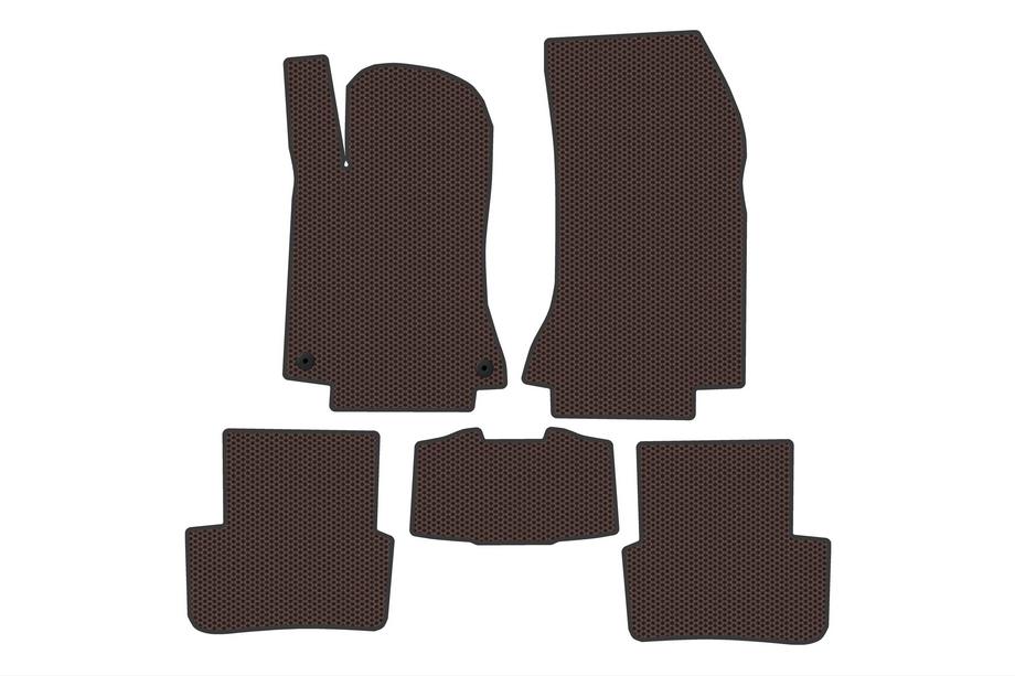 Mercedes B-class W246 2011-2018 Gumowe Dywaniki Carsuit (Brązowe) Image
