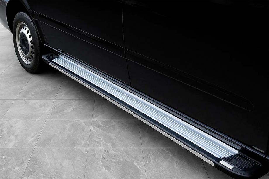 Mercedes Vito/V-class W447 2014- Progi Boczné Rainbow (2 szt., Aluminium) Image