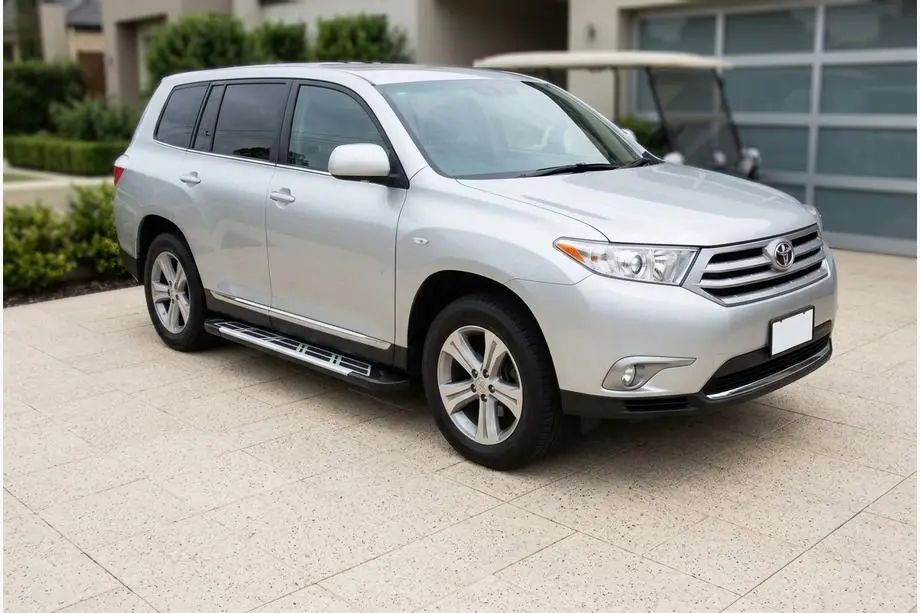 Toyota Highlander 2008-2013 Progi Boczné Sunrise (2 szt., Aluminium) Image