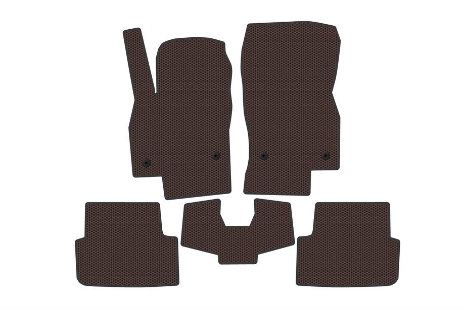 Volkswagen Taigo 2020- Gumowe Dywaniki Carsuit (Brązowe) Image
