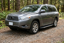 Toyota Highlander 2008-2013 Progi Boczné Duru (2 szt., Aluminium) zdjęcia 1