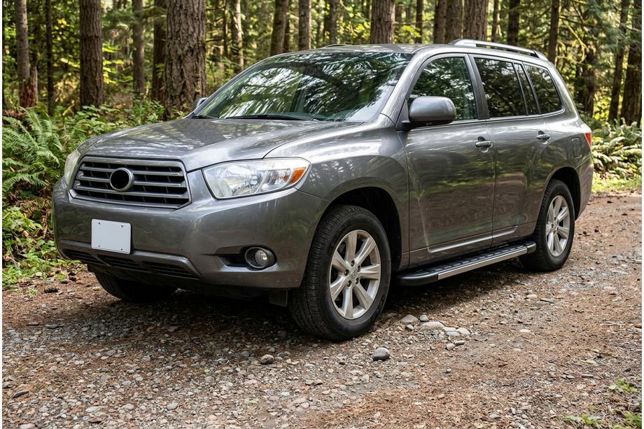 Toyota Highlander 2008-2013 Progi Boczné Duru (2 szt., Aluminium) Image