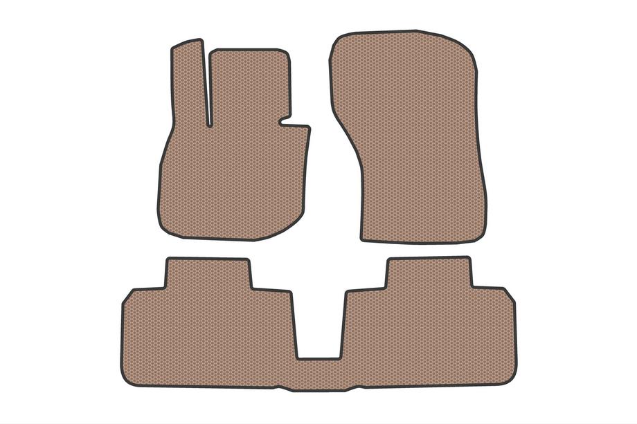 BMW X2 U10 2023- Gumowe Dywaniki Carsuit (Do IX2, Beżowe) Image