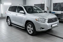 Toyota Highlander 2008-2013 Progi Boczne Tayga Grey (2 szt., Aluminium) zdjęcia 1