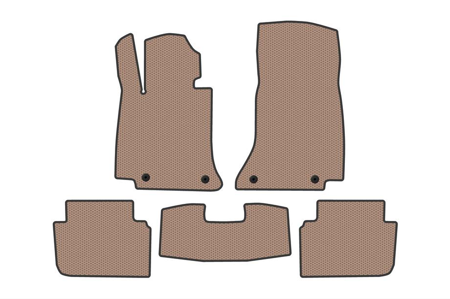 Mercedes CLE C236/A236 2024– Gumowe Dywaniki Carsuit (Beżowe) Image