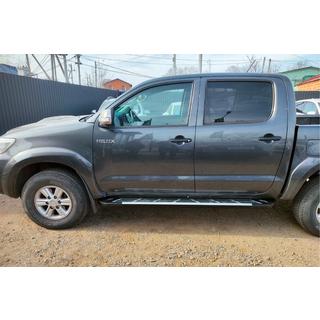 Progi Boczné Sunrise (2 szt., Aluminium) Toyota Hilux 2006-2015 zdjęcia 4