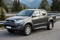 Toyota Hilux 2006-2015 Progi Boczne Line (2 szt., Aluminium) zdjęcia 1