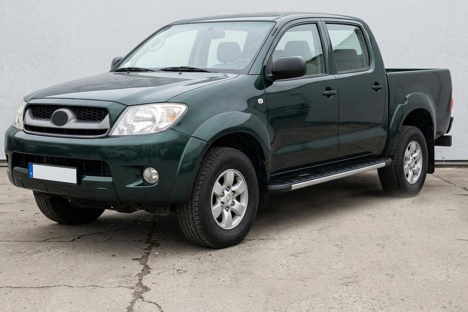 Toyota Hilux 2006-2015 Progi Boczné Duru (2 szt., Aluminium) Image
