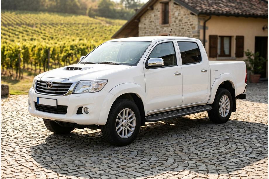 Toyota Hilux 2006-2015 Progi Boczné Bosphorus Black (2 szt., Aluminium) Image