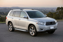 Toyota Highlander 2008-2013 Progi boczne Allmond Grey (2 szt., aluminium) zdjęcia 1