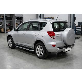 Progi Boczne Tayga Grey (2 szt., Aluminium) Toyota Rav 4 2006-2013 zdjęcia 1