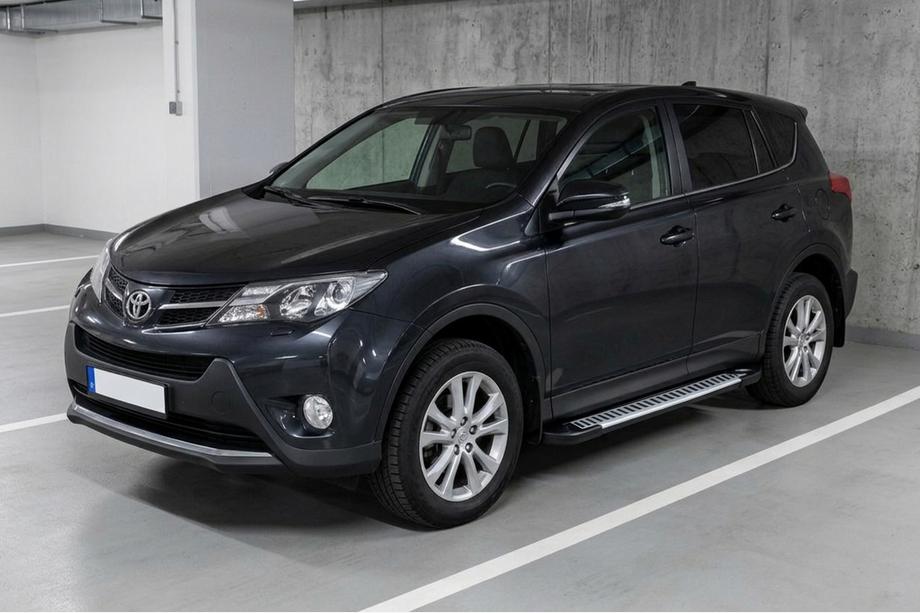 Toyota Rav 4 2013-2018 Progi Boczne Line (2 szt., Aluminium) Image