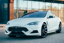 Tesla Model S 2012– Zestaw pakietu nadwozia LRT-Design Carbon zdjęcia 1