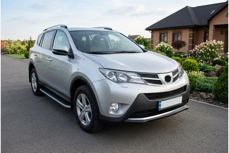 Toyota Rav 4 2013-2018 Progi Boczne Tayga Grey (2 szt., Aluminium) Image