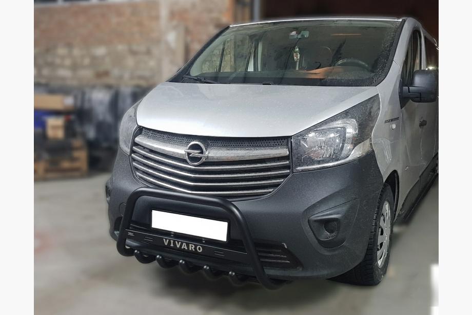 Opel Vivaro 2015-2019 Pałąk Przedni WT004 Czarny (Stal Nierdzewna) Image
