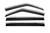Nissan Patrol Y62 2010-2024 Deflektory szyb z chromowaną listwą Niken Luxury (4 szt.) zdjęcia 1