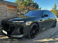 BMW 7 Series G70/G71 2022- Nakładka na przedni zderzak Lip (do M760, M-Sport i i7 M70) zdjęcia 1