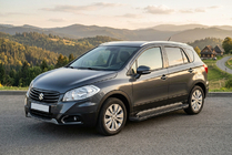 Suzuki SX4 S-Cross 2013-2016 Progi Boczné Allmond Black (2 szt., Aluminium) zdjęcia 1