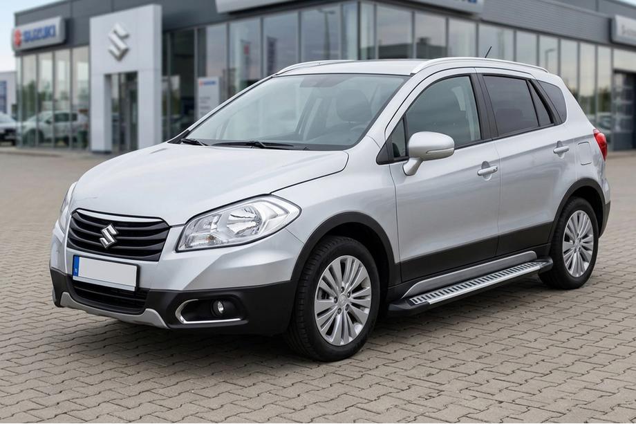 Suzuki SX4 S-Cross 2013-2016 Progi Boczne Line (2 szt., Aluminium) Image